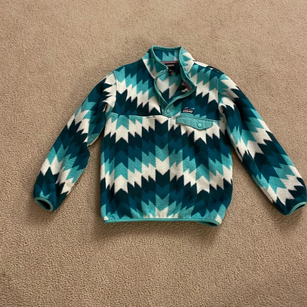 Patagonia kids fleece age 7-8